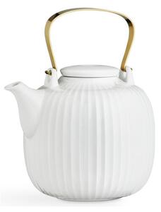 Bijeli porculanski čajnik Kähler Design Hammershoi, 1,2 l
