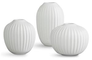 Set od 3 bijele vaze Kähler Design Hammershoi Miniature