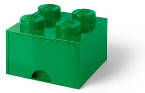 Zelena kutija za pohranu s ladicom LEGO®