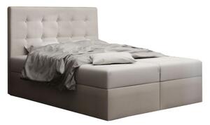 Zondo.hr Bračni krevet Boxspring 140 cm Duel 1 (bež) (s madracem i prostorom za odlaganje). Akcija -20%. 1046420
