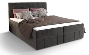 Zondo.hr Bračni krevet Boxspring 160 cm Barack (tamnosiva) (s madracem i prostorom za odlaganje). Akcija -19%. 1046388
