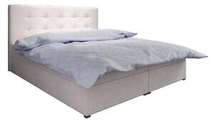 Zondo Bračni krevet Boxspring 160 cm Fade 1 (bež) (s madracem i prostorom za odlaganje). 1046476