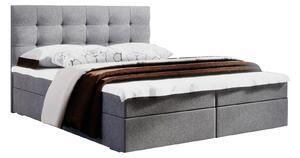 Zondo Bračni krevet Boxspring 160 cm Fade 2 (siva) (s madracem i prostorom za odlaganje). 1046498