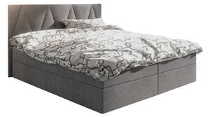 Zondo.hr Bračni krevet Boxspring 140 cm Fade 3 (siva) (s madracem i prostorom za odlaganje). Akcija -20%. 1046506
