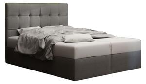 Zondo.hr Bračni krevet Boxspring 140 cm Duel 2 (siva) (s madracem i prostorom za odlaganje). Akcija -20%. 1046450