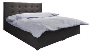 Zondo Bračni krevet Boxspring 140 cm Fade 1 (crna) (s madracem i prostorom za odlaganje). 1046473