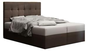 Zondo.hr Bračni krevet Boxspring 160 cm Duel 2 (tamnosmeđa) (s madracem i prostorom za odlaganje). Akcija -19%. 1046459