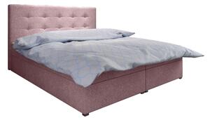 Zondo Bračni krevet Boxspring 140 cm Fade 1 (ružičasta) (s madracem i prostorom za odlaganje). 1046470
