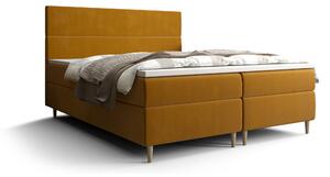 Zondo Bračni krevet Boxspring 140 cm Flu Comfort (zlatna) (s madracem i prostorom za odlaganje). 1055919