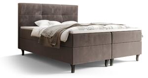 Zondo Bračni krevet Boxspring 140 cm Lumba (smeđa) (s madracem i prostorom za odlaganje). 1046675