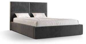 Zondo Bračni krevet 160 cm Alfonso (tamnosiva) (s podnicom i prostorom za odlaganje). 1046799