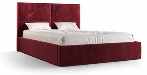Zondo Bračni krevet 140 cm Alfonso (bordo) (s podnicom i prostorom za odlaganje). 1046794