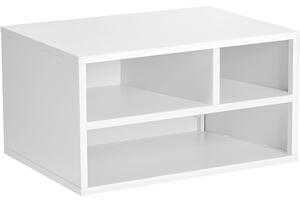 Stalak za ispis na policama, multifunkcionalni stalak, 40,5 x 22 x 30 cm, bijeli | SONGMICS