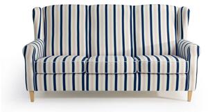 Kauč na plavo-bijele pruge Max Winzer Lorris, 193 cm