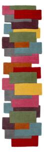 Šarena vunena staza Flair Rugs Collage, 60 x 230 cm