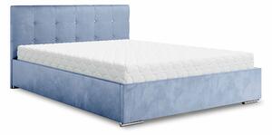 Zondo Bračni krevet 160 cm Lonnie (svijetloplava) (s podnicom i prostorom za odlaganje). 1047087