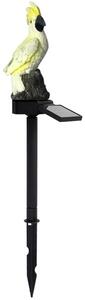 Solarna ukrasna LED vrtna svjetiljka kakadu 42cm 2W
