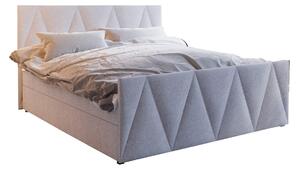 Zondo Bračni krevet Boxspring 140 cm Milagros 3 (bež) (s madracem i prostorom za odlaganje). 1047243
