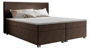 Zondo Bračni krevet Boxspring 140 cm Simon (tamnosmeđa) (s madracem, bez prostora za odlaganje). 1047330
