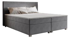 Zondo Bračni krevet Boxspring 140 cm Simon (siva) (s madracem, bez prostora za odlaganje). 1047329