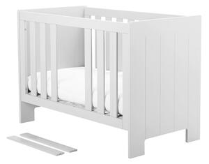 Bijeli dječji krevetić Pinio Calmo, 120 x 60 cm