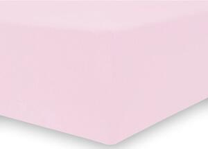 Ružičasta elastična plahta DecoKing Nephrite Lila 140/160 x 200 cm