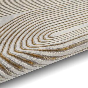 Svijetlo sivi/u zlatnoj boji tepih 80x150 cm Apollo – Think Rugs