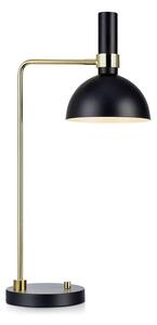 Stolna lampa u crnoj i zlatnoj boji Markslöjd Larry
