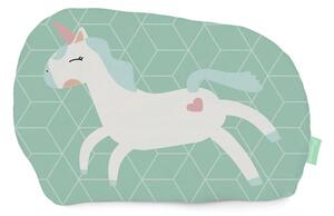 Jastuk od čistog pamuka Happynois Unicorn 40 x 30 cm