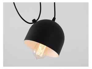 Crna viseća svjetiljka sa 2 žarulje CustomForm Popo