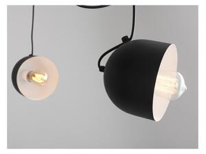 Crna viseća svjetiljka s 4 žarulje CustomForm Popo