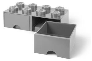 Siva kutija za pohranu s dvije ladice LEGO®