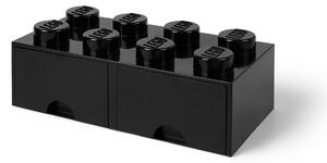 Crna kutija za pohranu s dvije ladice LEGO®