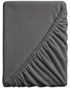 Plahta mikropliš SOFT 90x200 cm tamno siva