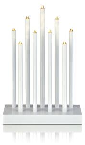 Bijeli LED svijećnjak Markslöjd Viik, visina 27 cm