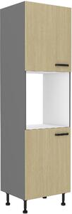 Zondo.hr Kuhinjski ormarić za pećnicu Scarmi 60 DP 215 2F (Antracit + Herringbone scandi). 1049765
