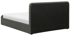 Zondo Bračni krevet 180 cm ROME (s podnicom i prostorom za odlaganje) (siva). 1007469