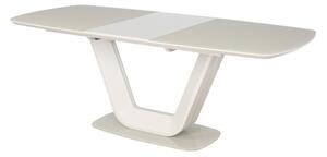 Zondo Blagovaonski stol na razvlačenje 160-220 cm Amanda (krem + krem) (za 8 i više osoba). 1049883
