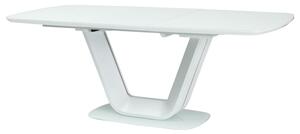 Zondo Blagovaonski stol na razvlačenje 140-200 cm Amanda (bijela + bijela) (za 8 i više osoba). 1049881