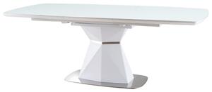 Zondo Blagovaonski stol na razvlačenje 160-210 cm Cecelia (bijela + bijela) (za 8 i više osoba). 1050067