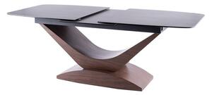 Zondo Blagovaonski stol na razvlačenje 180-240 cm Danyell (siva + orah) (za 8 i više osoba). 1050106