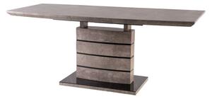 Zondo Blagovaonski stol na razvlačenje 140-180 cm Leisha (beton) (za 4 do 8 osoba). 1050396