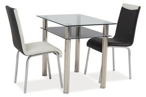 Zondo Blagovaonski stol Malik (staklo + krom) (za 4 osobe). 1050461