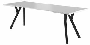 Zondo Blagovaonski stol na razvlačenje 90-240 cm Marion (bijela + crna) (za 8 i više osoba). 1050483