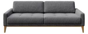 Svijetlo sivi kauč MESONICA Musso Tufted, 210 cm