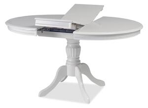 Zondo Blagovaonski stol na razvlačenje 106-141 cm Oliner (bijela) (za 4 do 6 osoba). 1050663
