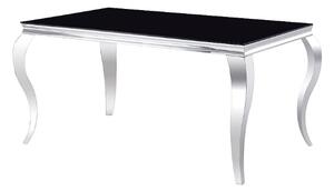 Zondo Blagovaonski stol 150 cm Pria (crna + krom) (za 4 do 6 osoba). 1050746