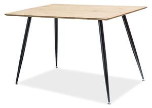 Zondo Blagovaonski stol Raina (hrast + crna) (za 4 osobe). 1050761