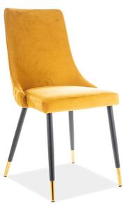 Zondo Blagovaonska stolica Polly (žuta + siva + zlatna). 1050723