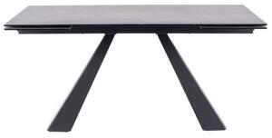Zondo Blagovaonski stol na razvlačenje 120-180 cm Shelia (siva + crna) (za 4 do 8 osoba). 1050794